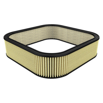 aFe® - Magnum Flow® Racing Pro Guard 7 Oval Tan Air Filter with Expended Metal (20.6" ID x 20.6" OD x 5.2" H)