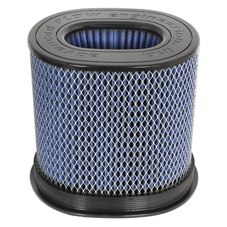 aFe® - Magnum Flow® Pro 10R Oval Straight Blue Air Filter (6.5" FIL x 4.75" FIW x 9" BOL x 7" BOW x 9" TOL x 7" TOW x 9" H)