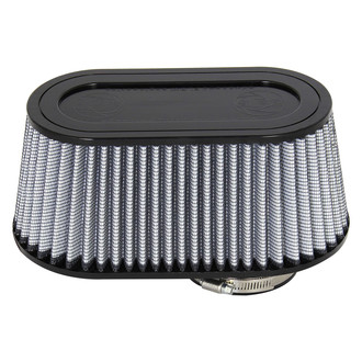 aFe® - Magnum Flow® Pro Dry S Oval Tapered Gray Air Filter (3.5" F x 11" BOL x 6" BOW x 9.5" TOL x 4.5" TOW x 5" H)
