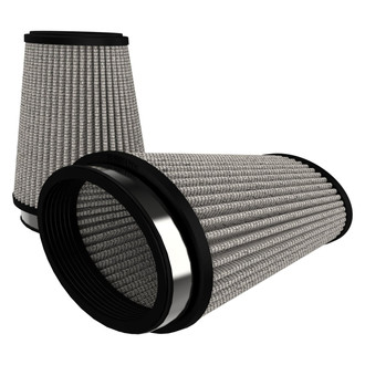 aFe® - Magnum Flow® Racing Pro Dry S Round Gray Air Filter (Pair) (6" H)
