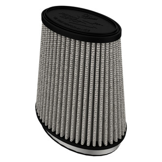 aFe® - Magnum Flow® Pro Dry S Oval Tapered Gray Air Filter (3" FIL x 4.75" FIW x 4" BOL x 5.75" BOW x 2.5" TOL x 4.25" TOW x 6" H)