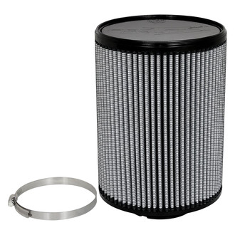 aFe® - Magnum Flow® Pro Dry S Round Straight Gray Air Filter (4" F x 8.5" B x 8.5" T x 11" H)