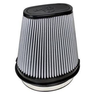 aFe® - Magnum Flow® Pro Dry S Oval Tapered Gray Air Filter (7.75" FIL x 5.75" FIW x 9" BOL x 7" BOW x 6" TOL x 2.75" TOW x 8.5" H)