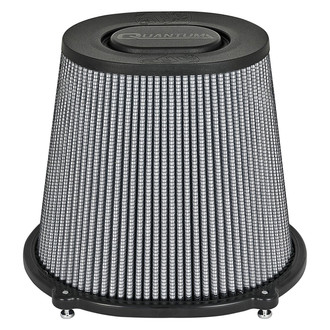 aFe® - Quantum® Pro Dry S Oval Tapered Gray Air Filter (5" F x 10" BOL x 8.75" BOW x 6.75" TOL x 5.5" TOW x 8" H)