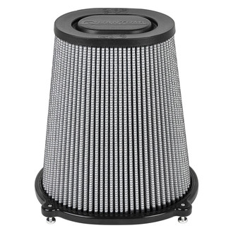 aFe® - Quantum® Pro Dry S Oval Tapered Gray Air Filter (5.5" FIL x 4.3" FIW x 8.5" BOL x 7.3" BOW x 5.8" TOL x 4.5" TOW x 9" H)