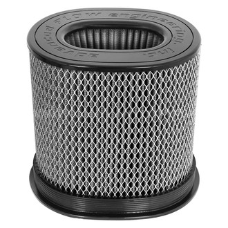 aFe® - Magnum Flow® Pro Dry S Oval Straight Gray Air Filter (6.5" FIL x 4.75" FIW x 9" BOL x 7" BOW x 9" TOL x 7" TOW x 9" H)