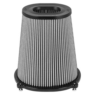 aFe® - Quantum® Pro Dry S Oval Tapered Gray Air Filter (5.5" FIL x 4.3" FIW x 10" BOL x 8.75" BOW x 6.75" TOL x 5.5" TOW x 9" H)