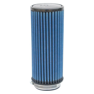 aFe® - Magnum Flow® Pro 5R Round Straight Blue Air Filter (2" F x 3" B x 3" T x 7" H)