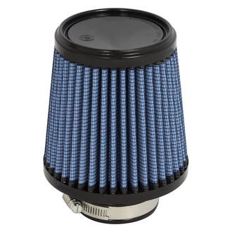 aFe® - Magnum Flow® Pro 5R Round Straight Blue Air Filter (2.5" F x 5" B x 4" T x 5" H)
