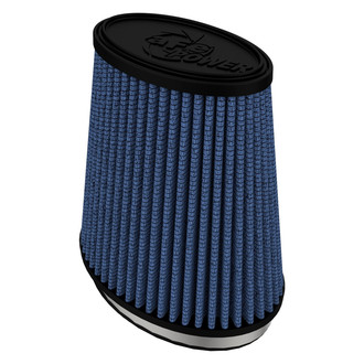 aFe® - Magnum Flow® Pro 5R Oval Tapered Blue Air Filter (3" FIL x 4.75" FIW x 4" BOL x 5.75" BOW x 2.5" TOL x 4.25" TOW x 6" H)
