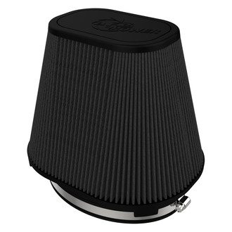 aFe® - Magnum Flow® Pro 5R Oval Tapered Black Air Filter (5.5" FIL x 7.5" FIW x 9" BOL x 7" BOW x 5.8" TOL x 3.8" TOW x 7" H)
