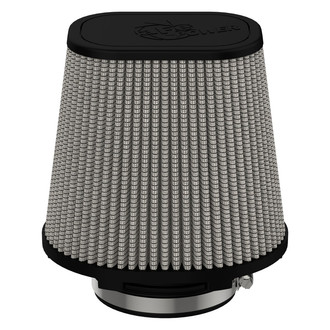 aFe® - Magnum Flow® Pro Dry S Oval Tapered Gray Air Filter (4" F x 7.75" BOL x 6.5" BOW x 5.75" TOL x 3.75" TOW x 7" H)