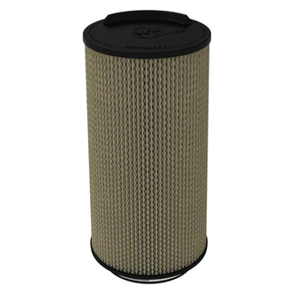 aFe® - Magnum Flow® Pro Guard 7 Oval Tapered Tan Air Filter (6.75" FIL x 5" FIW x 9.25" BOL x 7.5" BOW x 7.75" TOL x 6" TOW x 18" H)