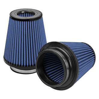 aFe® - Magnum Flow® Pro 5R Round Tapered Blue Air Filter (Pair) (4.5" F x 7" B x 4.5" T x 7" H)