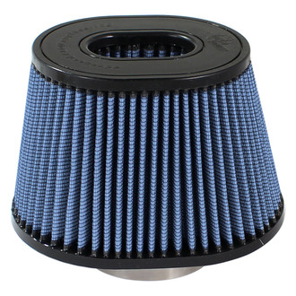aFe® - Magnum Flow® Pro 5R Oval Tapered Blue Air Filter (3.25" F x 9" BOL x 6.5" BOW x 6.75" TOL x 5.5" TOW x 5.375" H)