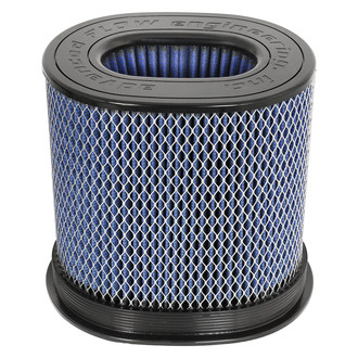 aFe® - Magnum Flow® Pro 5R Oval Straight Blue Air Filter (6.5" FIL x 4.75" FIW x 9" BOL x 7" BOW x 9" TOL x 7" TOW x 9" H)