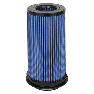 aFe® - Magnum Flow® Pro 5R Round Straight Blue Air Filter (3.5" F x 5" B x 4.5" T x 9" H)