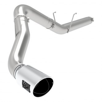 T304 Stainless Steel Exhaust Tip with Billet End Cap 2.25"ID 8" Long