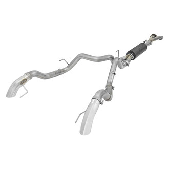 aFe® - Mach Force XP™ 304 SS Hi-Tuck Cat-Back Exhaust System with Split Rear Exit
