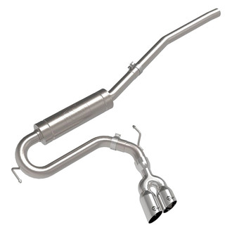 aFe® - Rebel Series™ 304 SS Cat-Back Exhaust System with Dual Side Exit