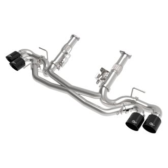 aFe® - Mach Force XP™ 304 SS Muffler Delete Cat-Back Exhaust System with Quad Rear Exit