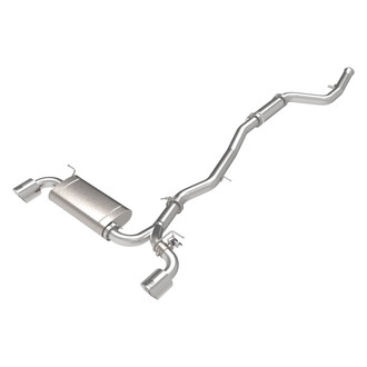 Takeda® - 304 SS Cat-Back Exhaust System with Split Rear Exit