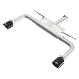 aFe® 49-36355-B - Mach Force XP™ 304 SS Axle-Back Exhaust System with Split Rear Exit