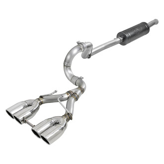 aFe® - Rebel Series™ 304 SS Cat-Back Exhaust System with Quad Rear Exit
