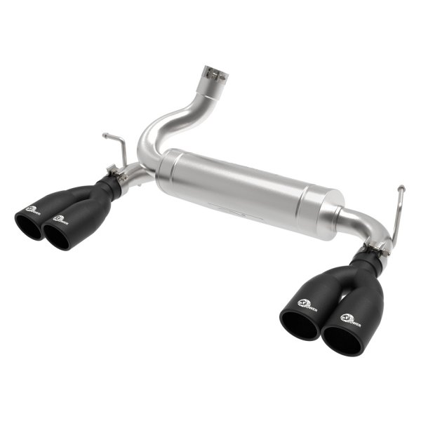 aFe® - Vulcan Series™ 304 SS Axle-Back Exhaust System, Jeep Wrangler