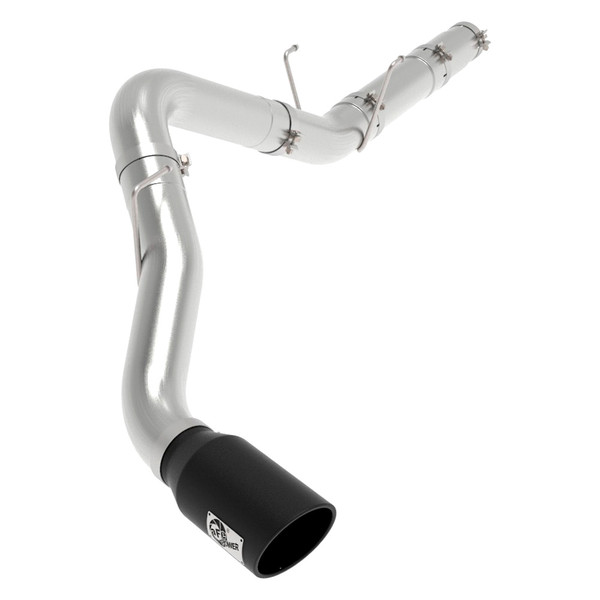 aFe LARGE Bore HD Exhausts 5in DPF-Back SS-409 2016 Nissan Titan XD V8-5.0L CC/SB (td)