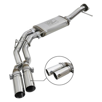 aFe® - Rebel Series™ 409 SS Cat-Back Exhaust System with Dual Side Exit