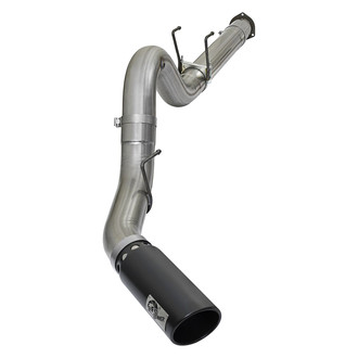 aFe® - Large Bore HD™ 409 SS DPF-Back Exhaust System with Single Side Exit