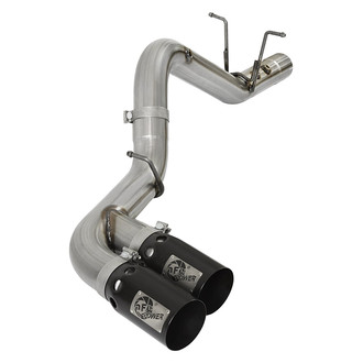 aFe® - Rebel XD Series™ 409 SS DPF-Back Exhaust System with Dual Side Exit