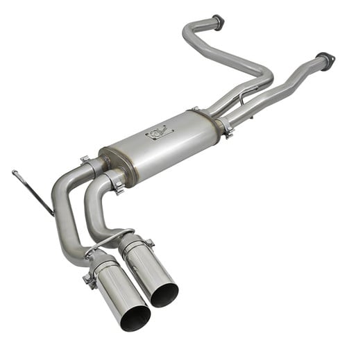 aFe POWER Rebel Series 2-1/2in 409 SS Cat Back Exhaust w/ Black Tips 16-17 Nissan Titan V8 5.6L
