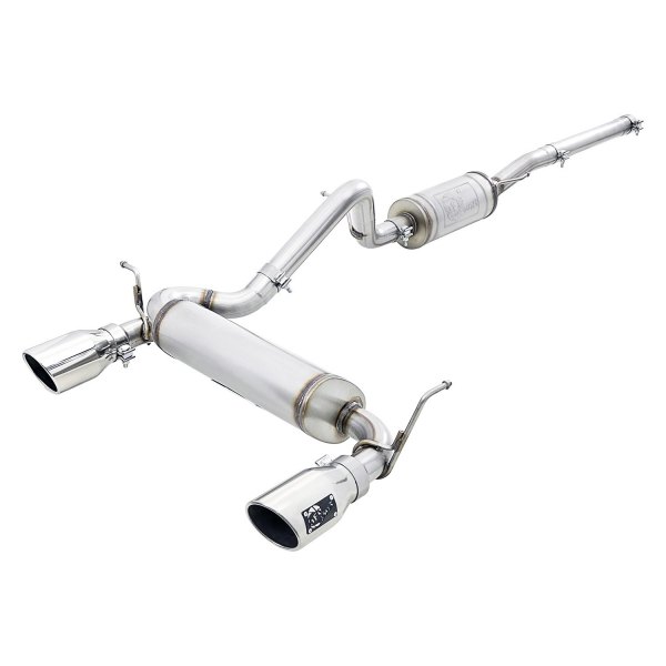aFe® - Rebel Series™ 409 SS Cat-Back Exhaust System, Jeep Wrangler