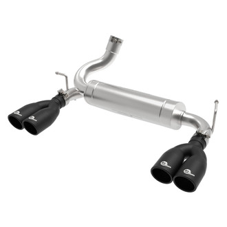 aFe® - Rebel Series™ 409 SS Axle-Back Exhaust System with Quad Rear Exit