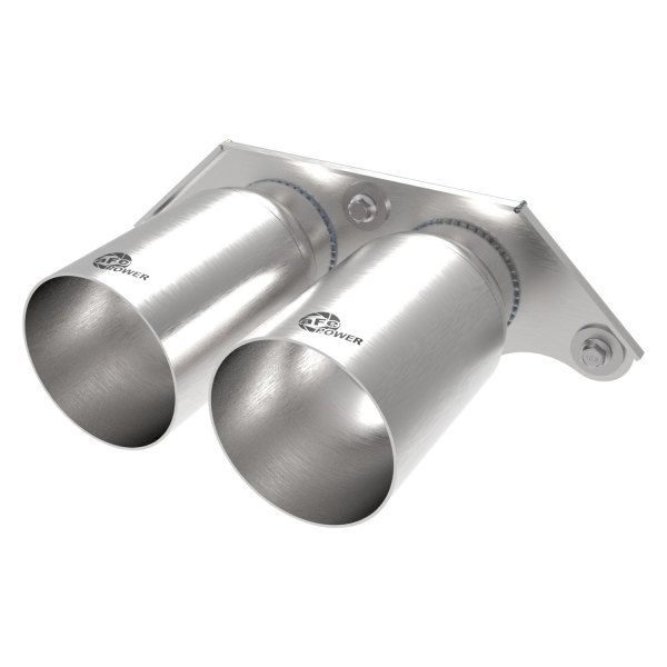 aFe® - Mach Force XP™ 304 SS Round Straight Cut Brushed Exhaust Tips