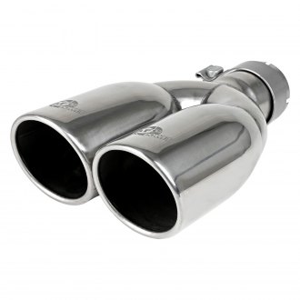 Stainless Steel Exhaust Twin Tailpipe T304 Acoustic Style Racing Tip Right 