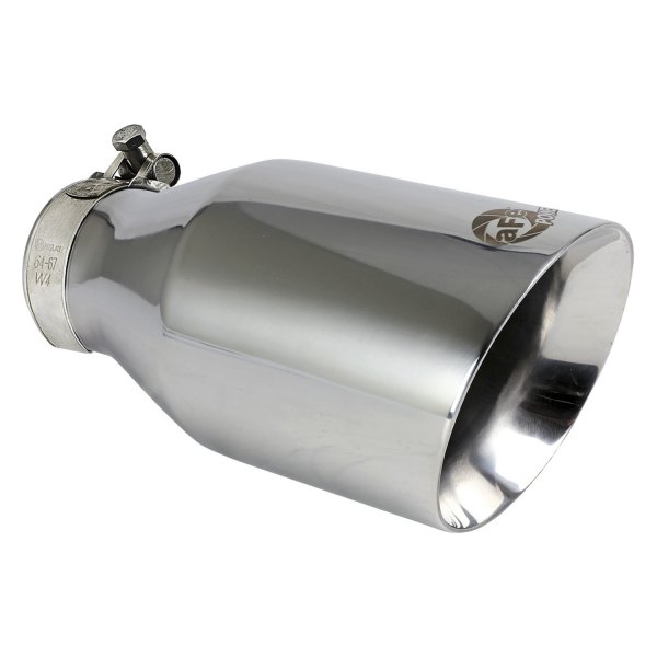 aFe® - Mach Force XP™ 304 SS Round Angle Cut Polished Exhaust Tip