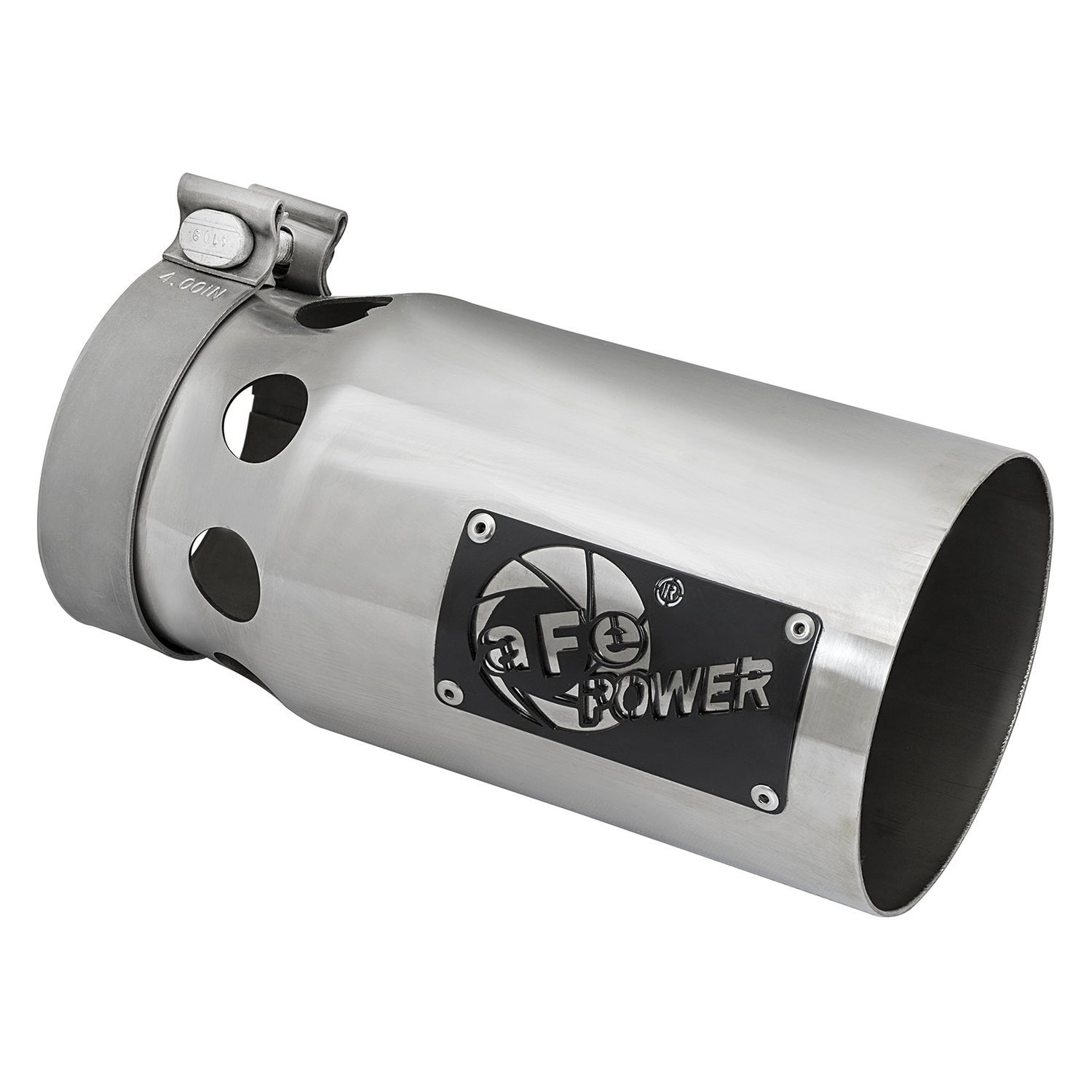 aFe® Rebel XD Series™ Round Intercooled Straight Cut ClampOn Exhaust Tip