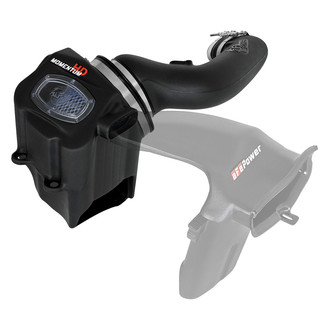 aFe® - Momentum® HD Stage 2 Aluminum Black Cold Air Intake System with Pro 10R Blue Filter