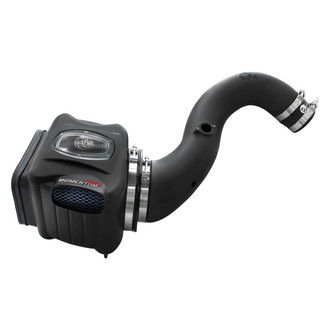 aFe® - Momentum® HD Aluminum Black Cold Air Intake System with Pro 10R Blue Filter