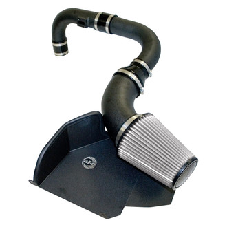 aFe® - Magnum Force® Stage 2 Aluminum Black Cold Air Intake System with Pro Dry S Gray Filter