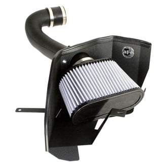 aFe® - Magnum Force® Stage 2 Aluminum Black Cold Air Intake System with Pro Dry S Gray Filter