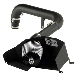 aFe® - Magnum Force® Stage 2 Aluminum Black Cold Air Intake System with Pro Dry S Gray Filter