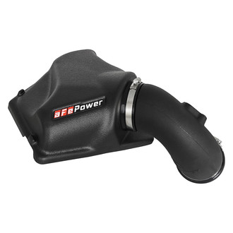 aFe® - Magnum Force® Stage 2 Aluminum Black Cold Air Intake System with Pro Dry S Gray Filter