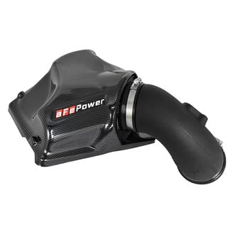 aFe® - Magnum Force® Stage 2 Aluminum Black Cold Air Intake System with Pro Dry S Gray Filter