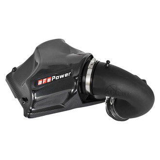 aFe® - Magnum Force® Stage 2 Aluminum Black Cold Air Intake System with Pro Dry S Gray Filter