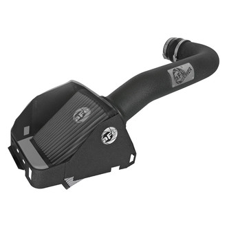 aFe® - Magnum Force® Stage 2 Aluminum Black Cold Air Intake System with Pro Dry S Gray Filter