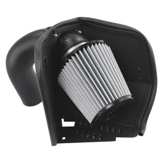 aFe® - Magnum Force® Stage 2 Aluminum Black Cold Air Intake System with Pro Dry S Gray Filter